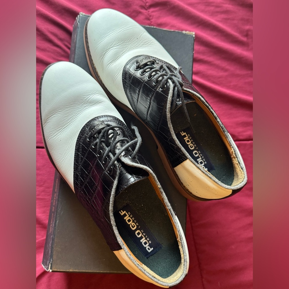 Ralph Lauren Polo Golf Saddle Shoe Size 10B